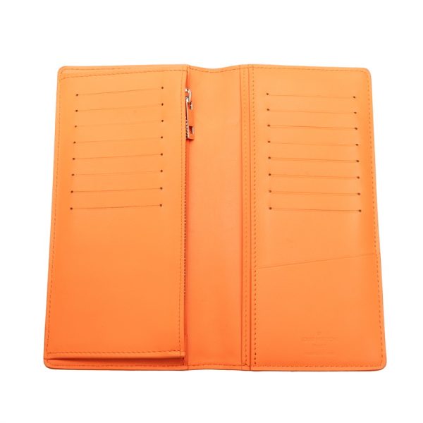 ltwsc87ydqt3hhcb 8 Louis Vuitton LV Portefeuille Brazza Wallet M81153 Orange Taurillon