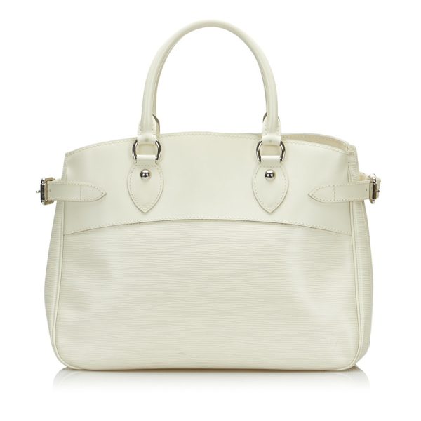 lvopmuxhvfxsu6b3 1 Louis Vuitton Epi Passy PM Handbag Yvoir White Leather