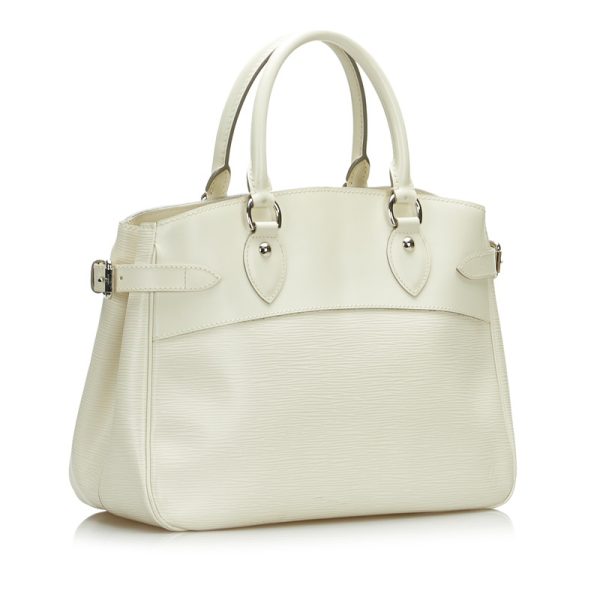 lvopmuxhvfxsu6b3 2 Louis Vuitton Epi Passy PM Handbag Yvoir White Leather