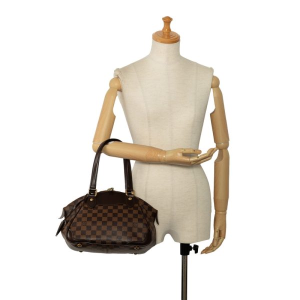 lx6vhiua4krkw2x5 9 Louis Vuitton Damier Verona PM Ebene Brown