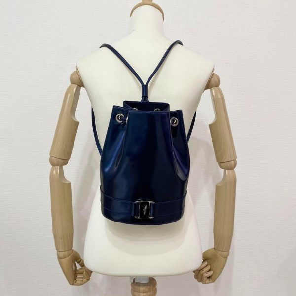 m10783723453 2 Salvatore Ferragamo Rucksack Vara Ribbon Navy