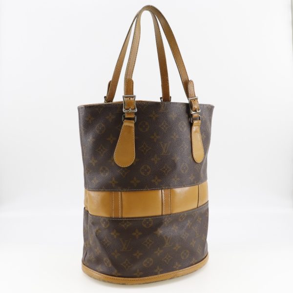 m140824001 3 LOUIS VUITTON Bucket GM Tote Bag Vintage Monogram Canvas