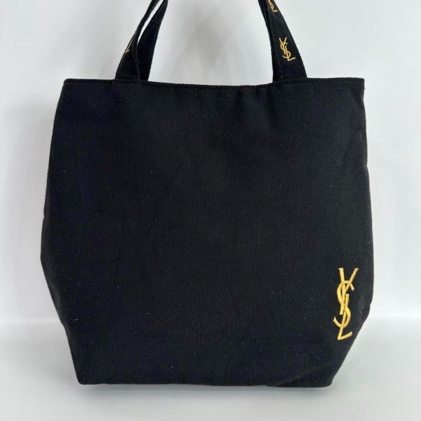 m23151013883 2 Yves Saint Laurent YSL Tote Bag Canvas Black