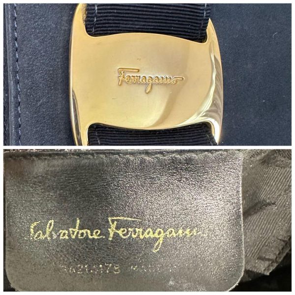 m26620602746 9 Salvatore Ferragamo Handbag Vara Ribbon Navy