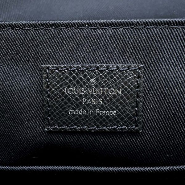 m30850 06 Louis Vuitton District PM Bag Taiga Black