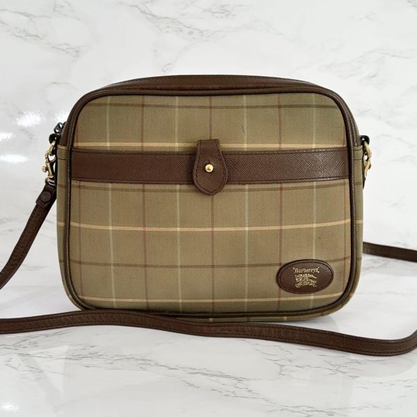 m66205856007 1 Burberry Shoulder Bag Nova Check Beige