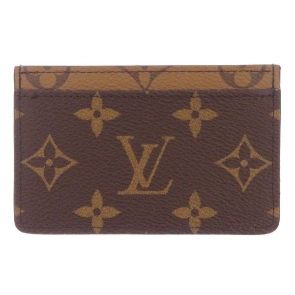 m69161 03 Louis Vuitton Porte Carte Sample Monogram Reverse Card Case