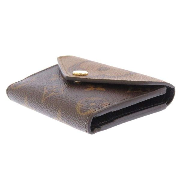 m80725 02 Louis Vuitton Portefeuille Zoe Trifold Wallet Monogram Reverse Black