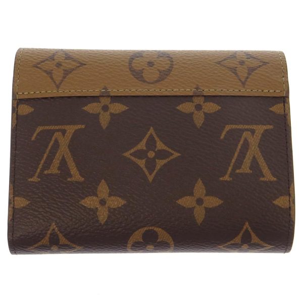 m81557 03 Louis Vuitton Portefeuille Victorine Trifold Wallet Monogram Reverse