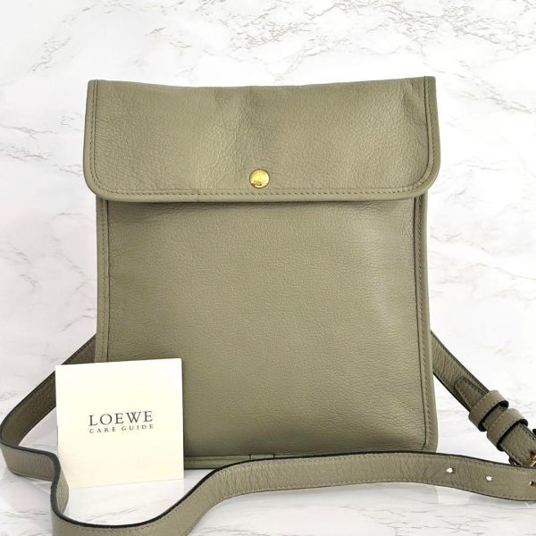 m83058314299 1 Loewe Shoulder Bag Calf Leather Gray