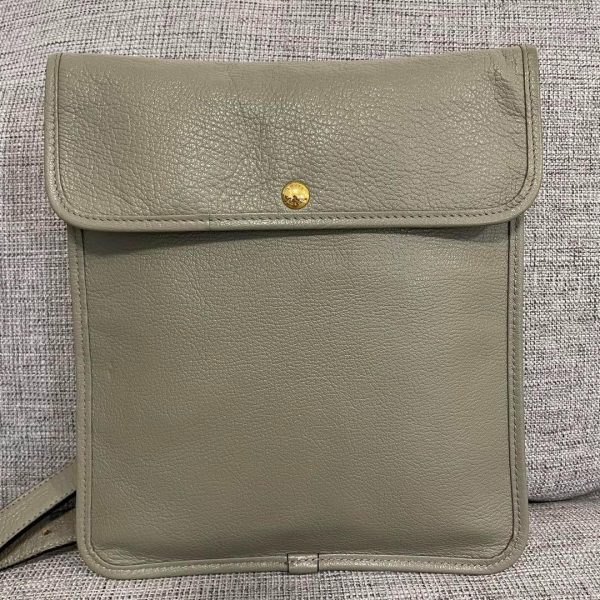 m83058314299 3 Loewe Shoulder Bag Calf Leather Gray