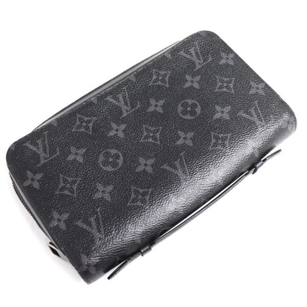 mb24 0512 12 1 LOUIS VUITTON Zippy XL long wallet M61698 Eclipse black