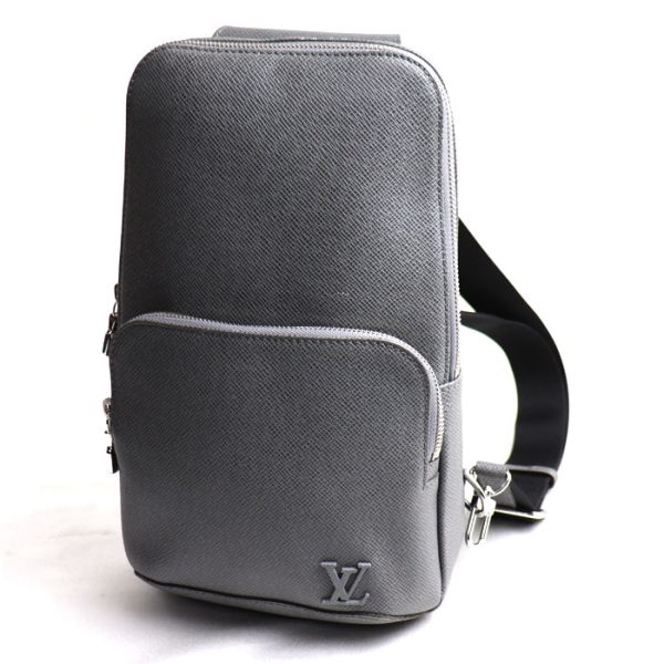 mb24 0519 7 520 LOUIS VUITTON Avenue Sling Bag Body Bag M30859 Taiga Gray