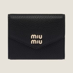 miu 0392 1 Celine Trio Small Leather Shoulder Bag Black