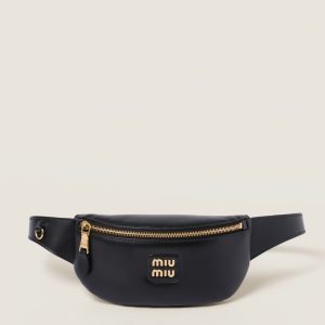 miu 0492 1 Chanel Matelasse Chain Shoulder Bag Lambskin Black