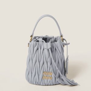 miu 0496 1 Fendi Mamma Bucket Zucca Nylon Shoulder Bag Brown