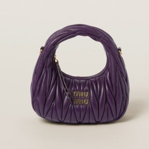 miu 0509 1 Chloe Red Leather and Suede Small Faye Bag