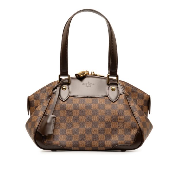 mm5r0ch04r9yssfq 1 Louis Vuitton Damier Verona PM Handbag Brown