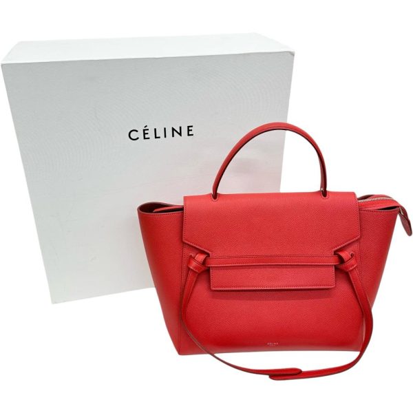 n24041004337 10 Celine Belt Mini Leather Handbag Red