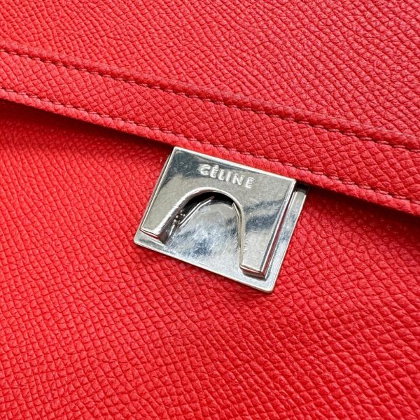 n24041004337 3 Celine Belt Mini Leather Handbag Red