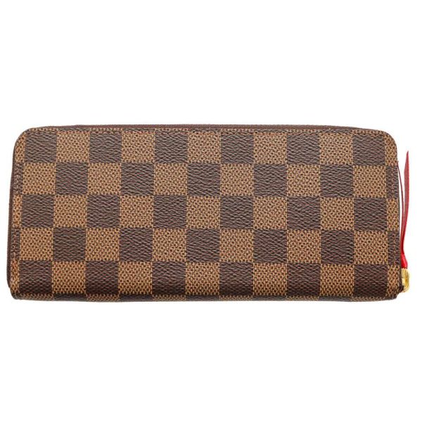 n60534 03 Louis Vuitton Portefeuille Clemence Long Wallet Damier Ebene