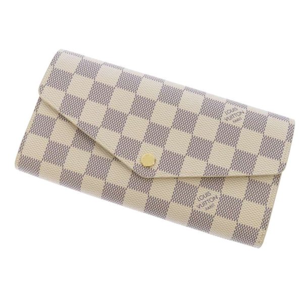 n63208 01 Louis Vuitton Portefeuille Sala Long Wallet Damier Azur