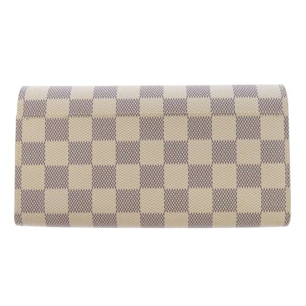 n63208 03 Louis Vuitton Portefeuille Sala Long Wallet Damier Azur