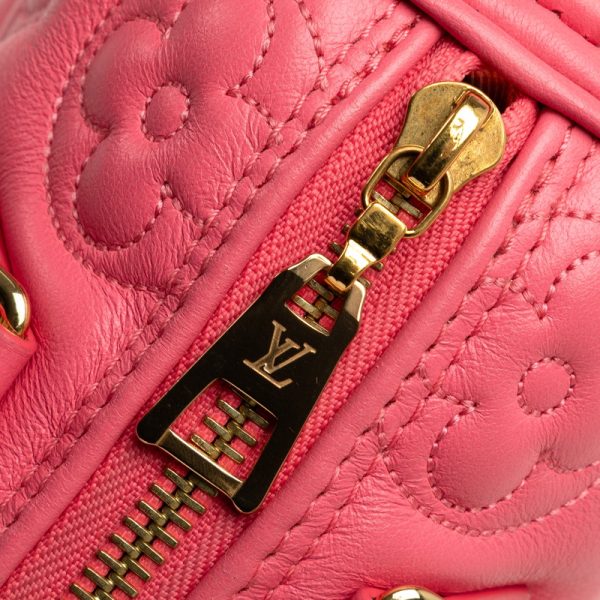 nb1vq7r79pmeyt0k 7 Louis Vuitton Papillon BB Chain Shoulder Bag 2WAY Pink Calf Leather