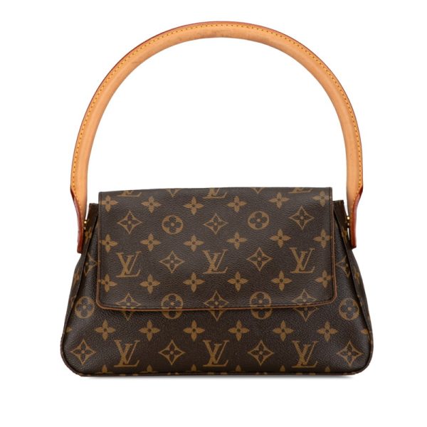 nkg8aumu75bzvsay 1 Louis Vuitton Mini Looping Shoulder Bag Brown