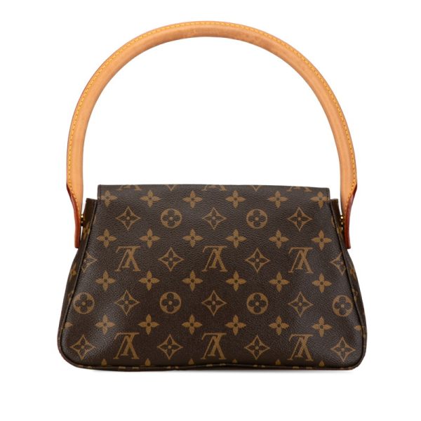 nkg8aumu75bzvsay 3 Louis Vuitton Mini Looping Shoulder Bag Brown