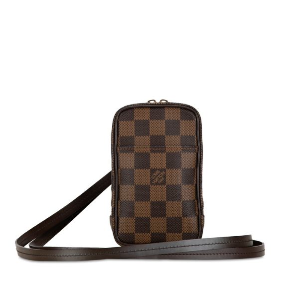 nywyyyojc9jp2bec 1 Louis Vuitton Damier Etui Okapi GM Shoulder Bag Pouch N61737 Brown