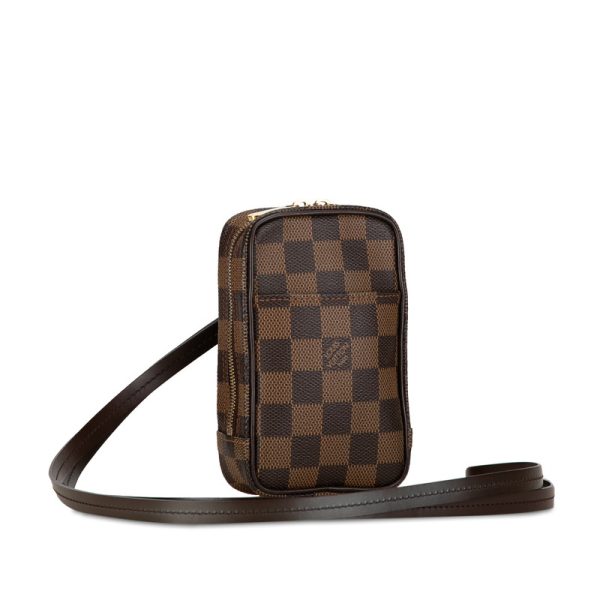 nywyyyojc9jp2bec 2 Louis Vuitton Damier Etui Okapi GM Shoulder Bag Pouch N61737 Brown