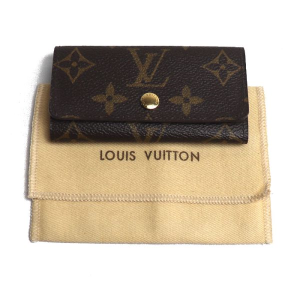 o24 0427 3 433 LOUIS VUITTON Multicle 4 Key Case M62631 Monogram Brown