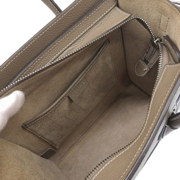 ob1869 6 Celine Luggage Nano Shopper Leather Bag