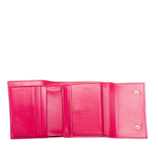 odonhz6lghlo5kyj 9 Celine Small Trifold Wallet Trifold Wallet Pink Leather