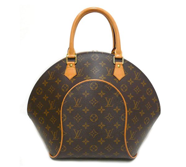 on4977 1 Louis Vuitton Monogram Ellipse MM Handbag Canvas Brown