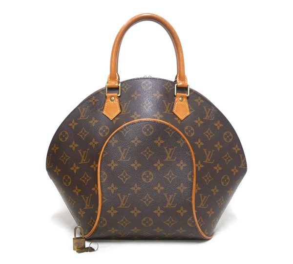 on5795 1 Louis Vuitton Monogram Ellipse MM Handbag Canvas Brown