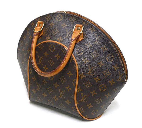 on5795 2 Louis Vuitton Monogram Ellipse MM Handbag Canvas Brown