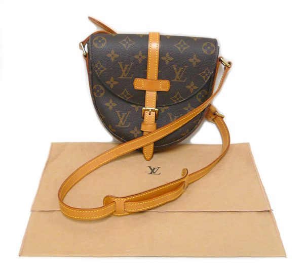 on5859 10 Louis Vuitton Monogram Chantilly PM Shoulder Bag Canvas Brown