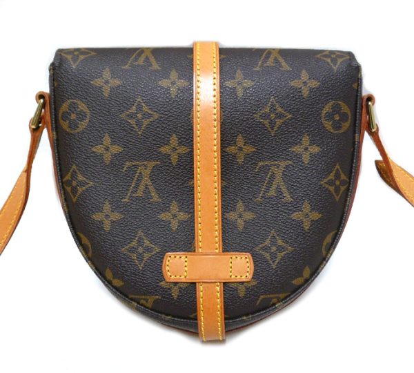 on5859 2 Louis Vuitton Monogram Chantilly PM Shoulder Bag Canvas Brown