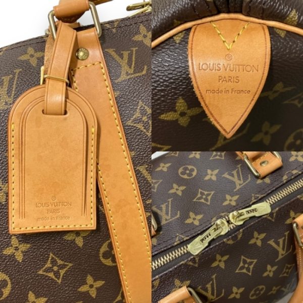 on5876 4 Louis Vuitton Monogram Keepall 50 Boston Bag Canvas Brown