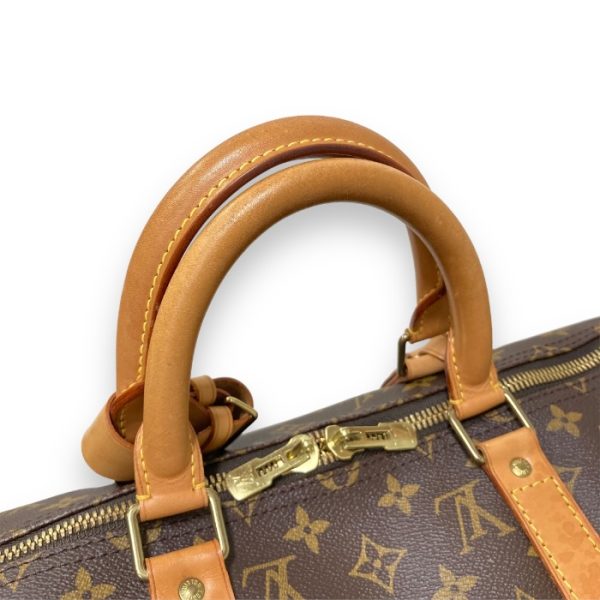 on5876 7 Louis Vuitton Monogram Keepall 50 Boston Bag Canvas Brown