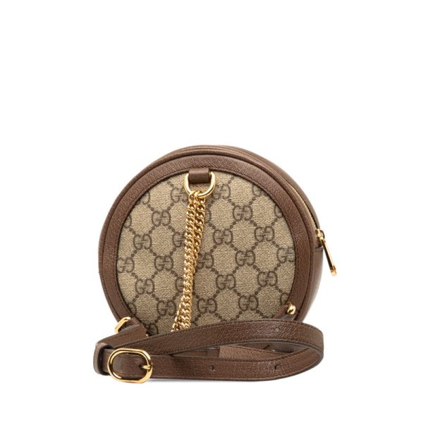 oxsloxujyvgxt7lr 3 Gucci GG Supreme Marmont Ophidia Mini Backpack Brown