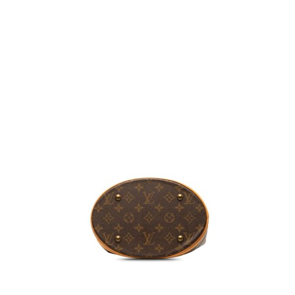 oyyaimafod3dtkjp 4 Louis Vuitton Monogram Petit Bucket PM Shoulder Bag M42238 Brown