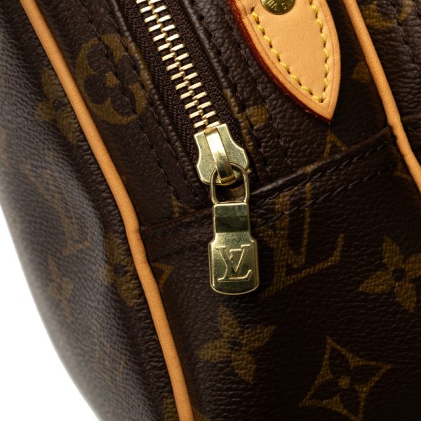 ozb1nhiiakqdd4cm 10 Louis Vuitton Monogram Reporter PM Shoulder Bag M45254 Brown