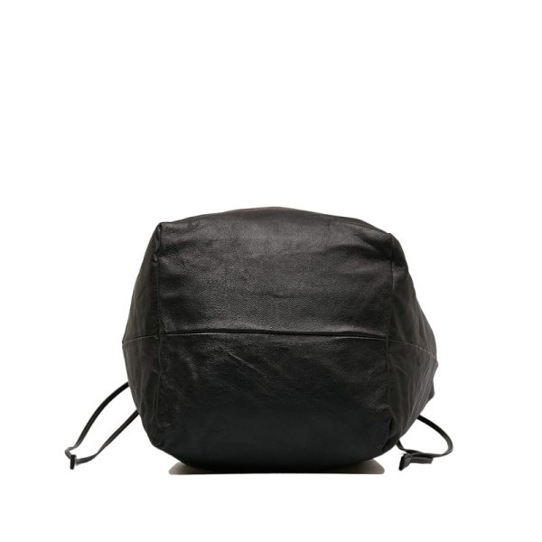 p57d9s1y9dwavude 4 Saint Laurent Drawstring Handbag Black Leather