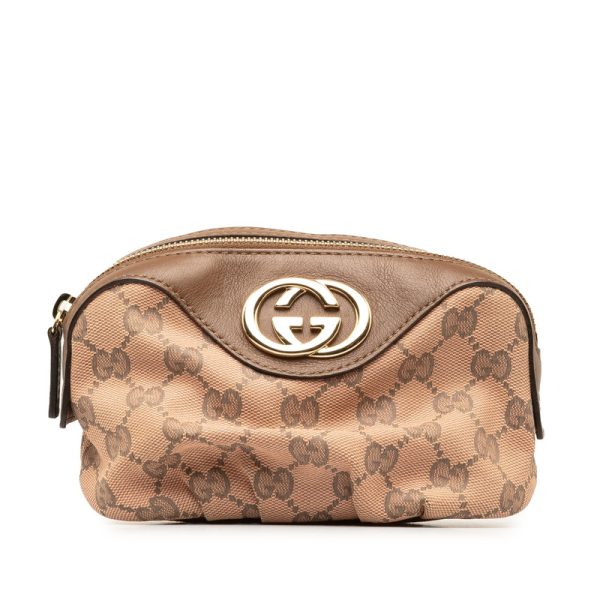 pe2mchkhxlqy2tdg 1 Gucci Interlocking G GG Canvas Pouch Pink