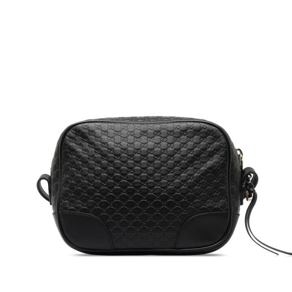 pi0e6w4lv3fuaa4u 3 Gucci Micro Guccisima Shoulder Bag Black Leather