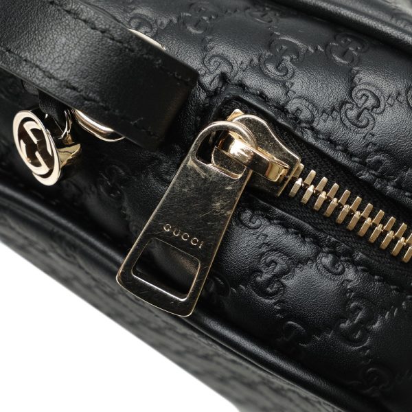 pi0e6w4lv3fuaa4u 8 Gucci Micro Guccisima Shoulder Bag Black Leather