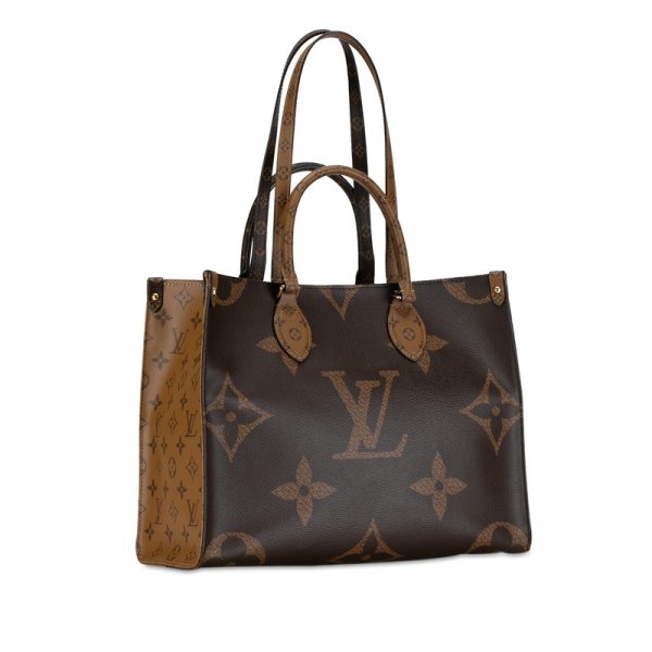 plmod5efw5towg3w 2 Louis Vuitton Monogram Giant Reverse On the Go MM M45321 Brown